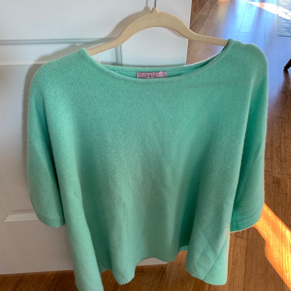 Calypso Poncho Mint Green